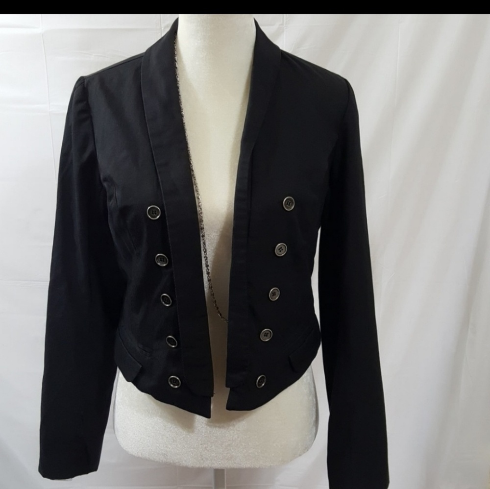AGUA🎀 women black blazer size 6